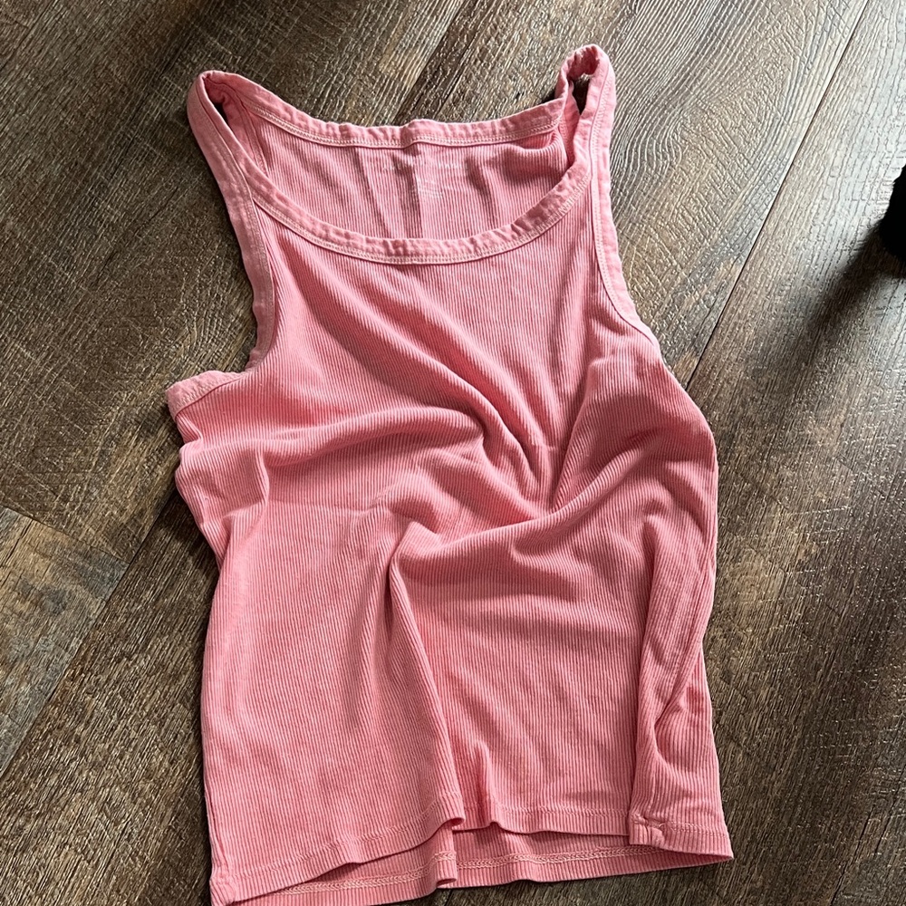 American Eagle Outfitters Pink Tank Top